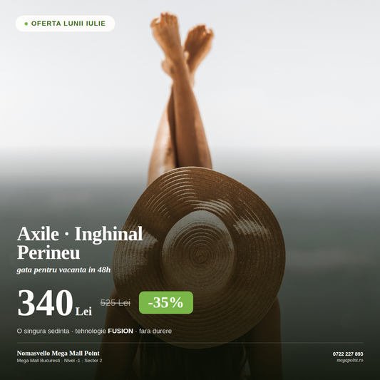 Epilare Definitiva Axile Inghinal Perineu | Oferta Iulie -35%